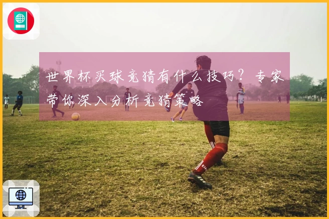 世界杯买球竞猜有什么技巧？专家带你深入分析竞猜策略