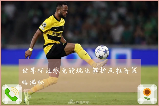 世界杯让球竞猜玩法解析及推荐策略揭秘