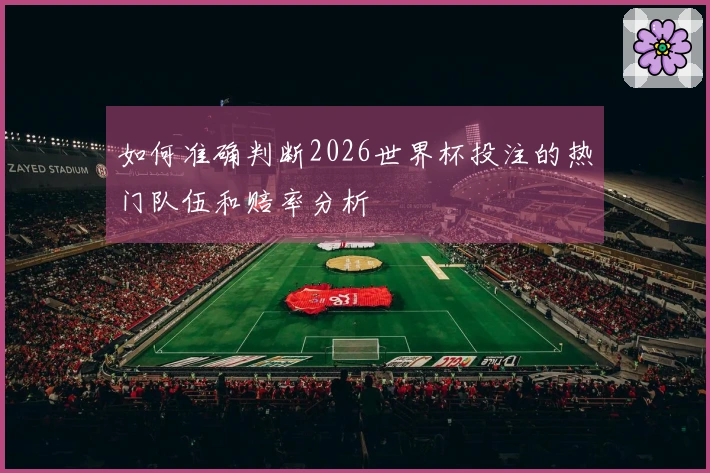 如何准确判断2026世界杯投注的热门队伍和赔率分析