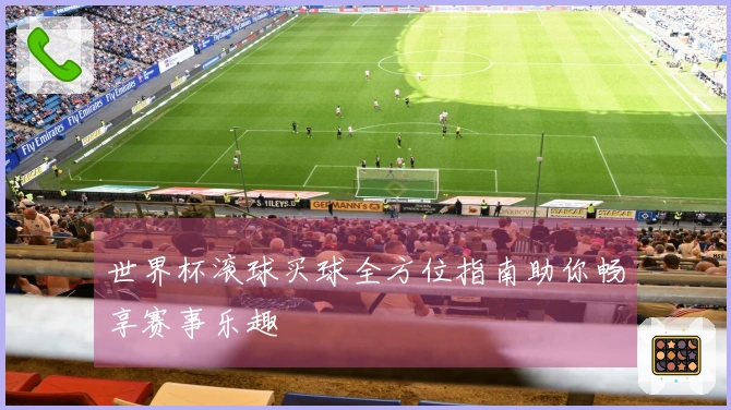 世界杯滚球买球全方位指南助你畅享赛事乐趣